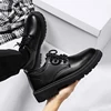 Men Leather Shoes Casual Formal Dress Oxfords Plus Size British Style Wedding Flats Soft Breathable Walking Office Sneakers 2