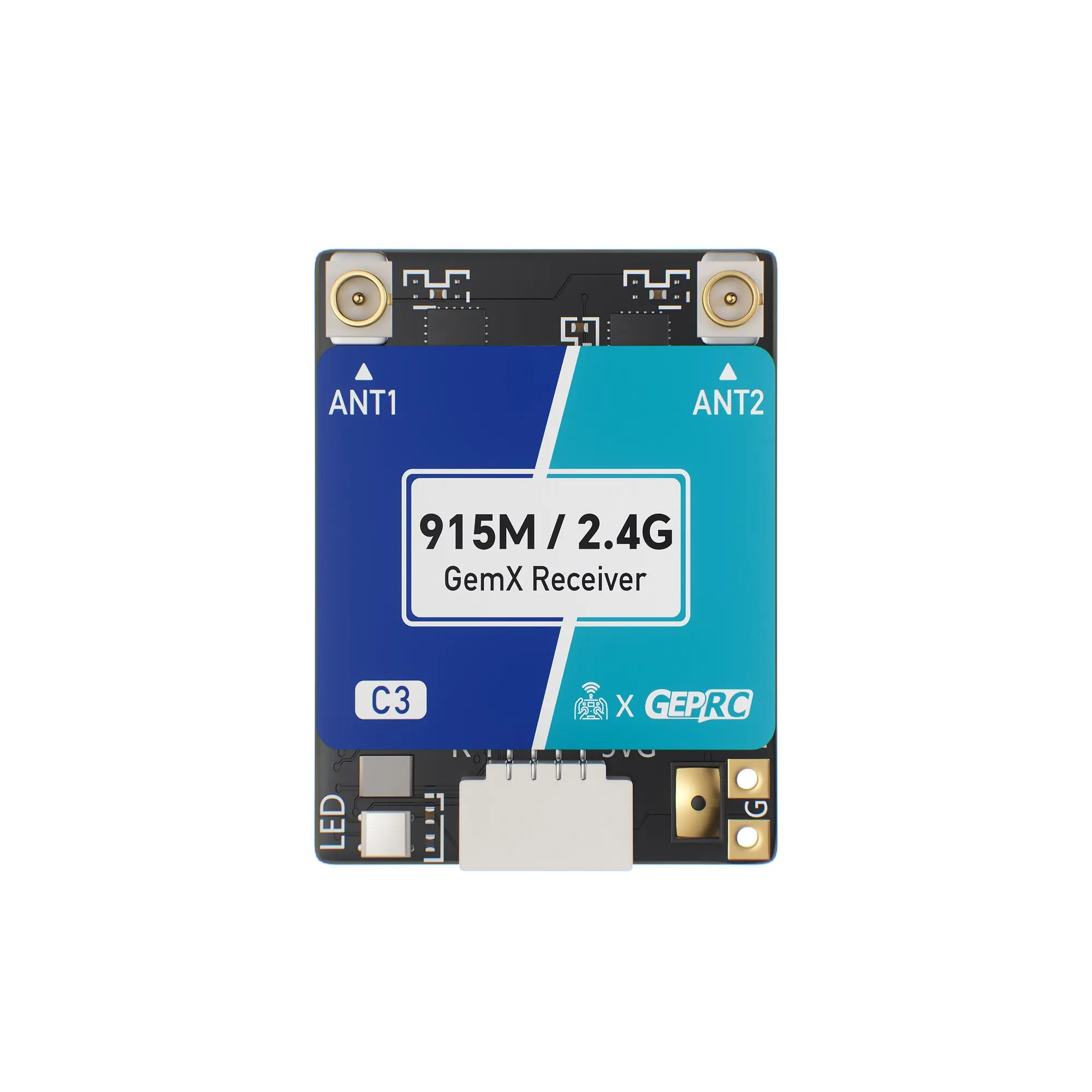 Récepteur GEPRC ELRS 915M/2.4G C3 Gemini Xrossband - Bi-bande 1000Hz