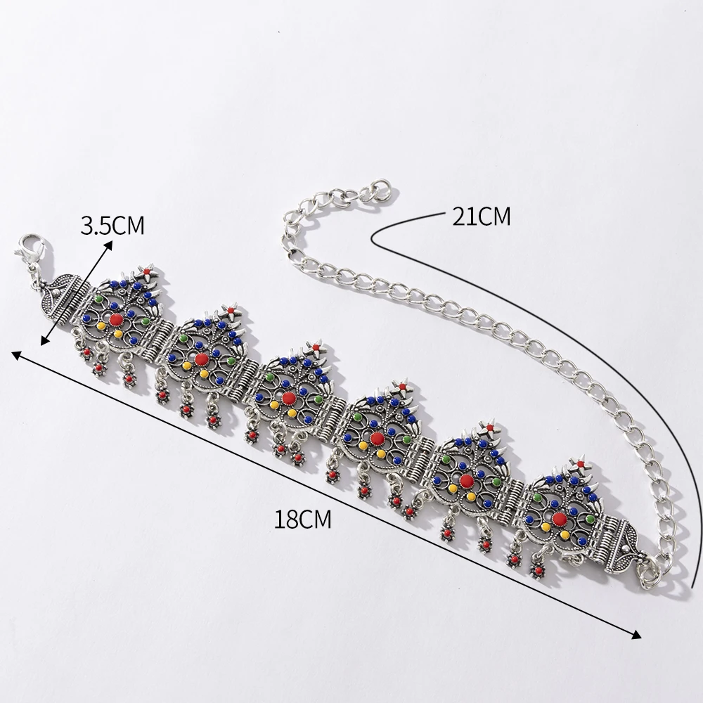 Marokkanischer Fransen-Haarschmuck in Goldfarbe, Algerische Braut-Kopfkette, Metall-Party-Geschenk, Weißer Kristall-Schmuck mit Tropfglasur – Detail 25
