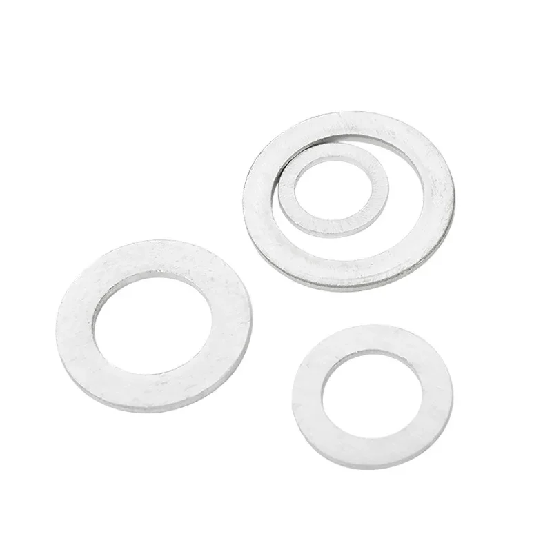 Aluminum alloy gasket 6061# M3 M5 M6 M8 M10~ M30 Ultra-thin Metal Screw Flat Washer Standard Thickness-Increasing Meson