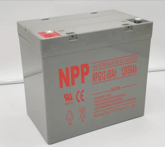 Batteria Sigillata Al Gel Al Piombo 12V 50Ah Deep Cycle Manutenzione Gratuita Sistema Solare Off Grid Caravan Camping Car Rv Farm Home Boat