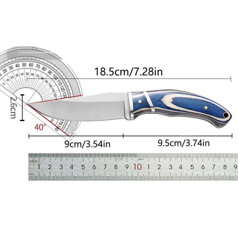 Kitchen Knife 1pc Stainless steel Boning Chef's Cooking barbecue meat cleaver Paring Utensils