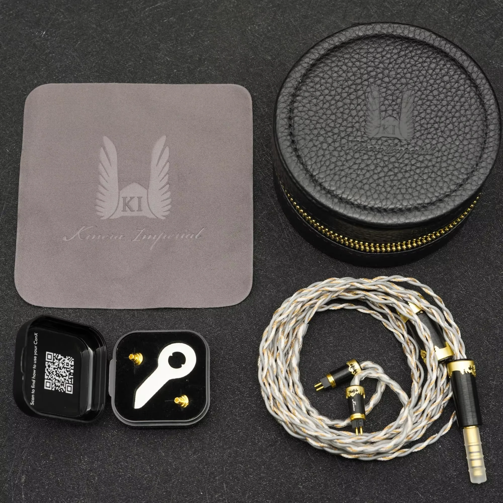 Kinera Imperial Crystal of Truth Orlog Earphone Upgrade Cable UP-OCC EA-P 4.4mm Balanced Headphone HiFi Music IEMs Headset 5
