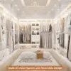 Closet System - 4.75-8FT Closet Organizer System with Wooden Drawers & Cube Storage Organizer, Up To 96" Closet Systems for 5