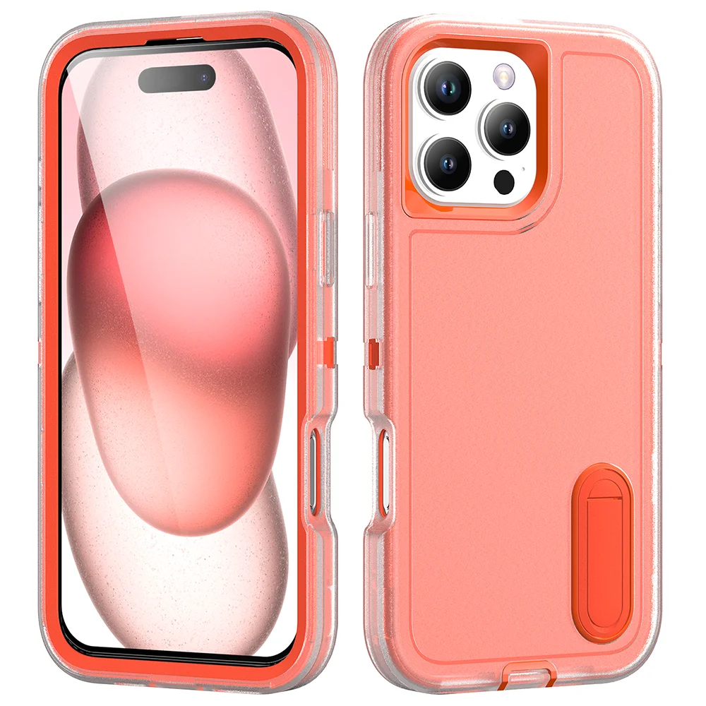 Dual-Layer Military Grade Protective Armor Case with Kickstand