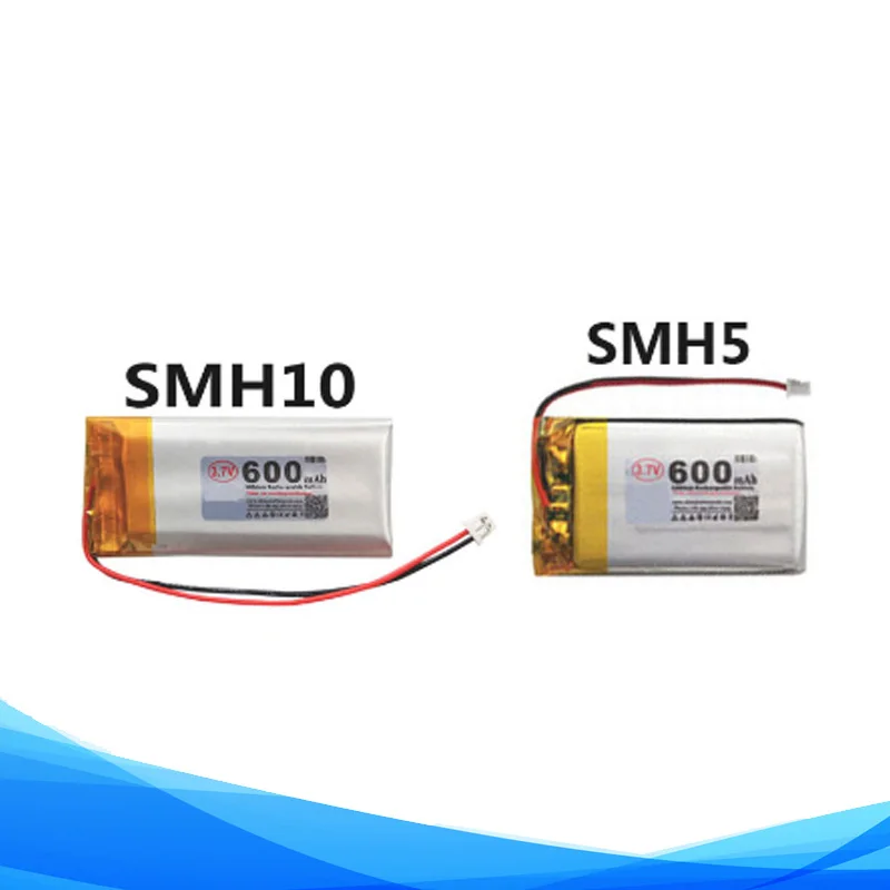 "0" Ciclo Originale Sostituisce La Batteria 600Mah Per Sena Smh5 Smh10 Casco Auricolare Bluetooth Cuffie Batterie Accumulatore Akku