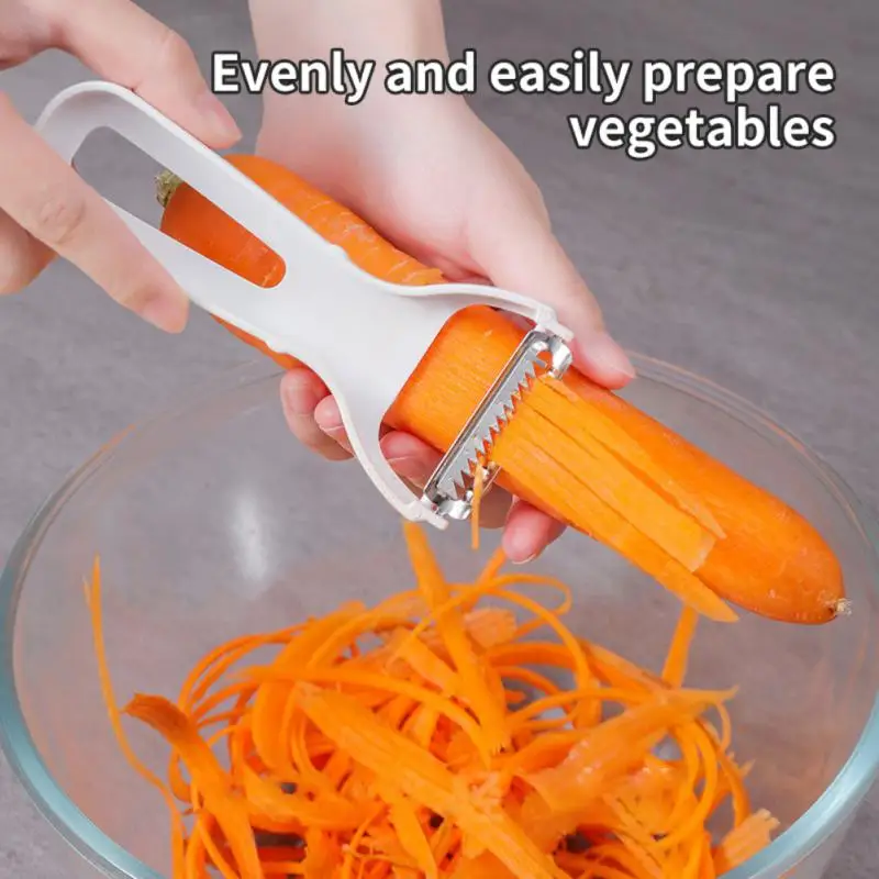 Saim Vegetable Peeler Metal Scraper Fruit Grater Slicer Orange Red 3 Pcs