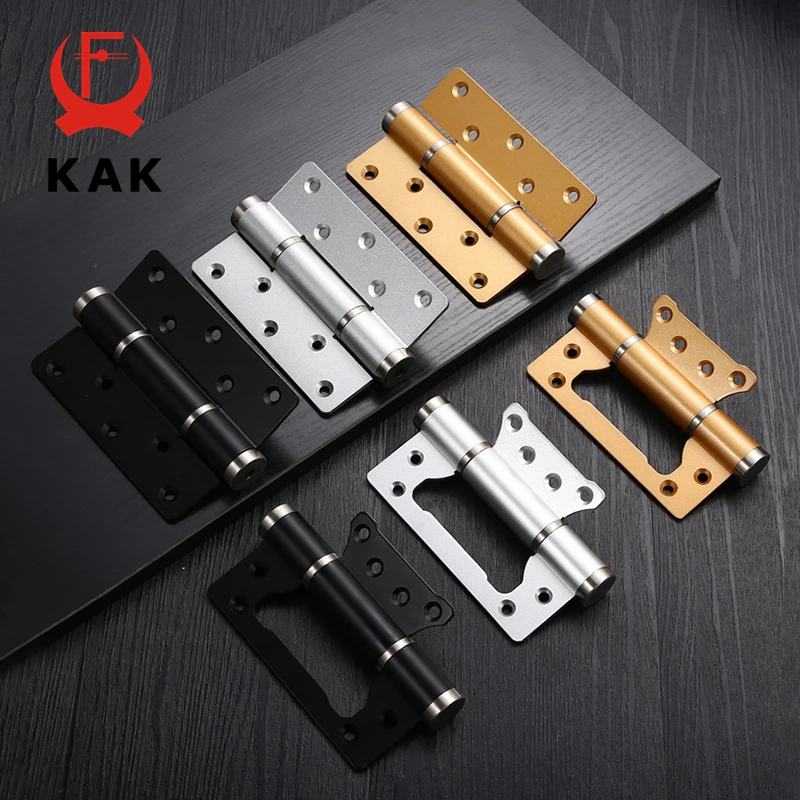 KAK 2 Pack Hydraulic Door Hinge Automatic Door Closer 90&deg; Positioning Adjustable Stopper Soft Closing 50KG Hardware door stopper door closer