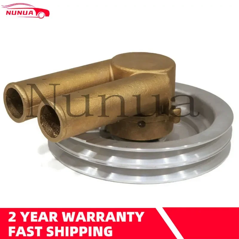 

Water Pump Double V Belt Pulley for Volvo Penta 4.3GL 5.0GL 5.7GL Engines 21214596 3862487