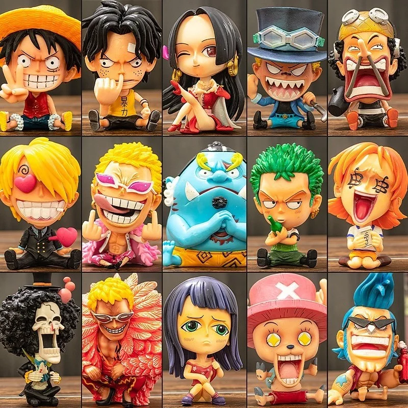 One Piece Аниме Фигурка Боа Хэнкок Луффи Зоро игрушки Санджи и нами экшн-фигурка Luffy Q