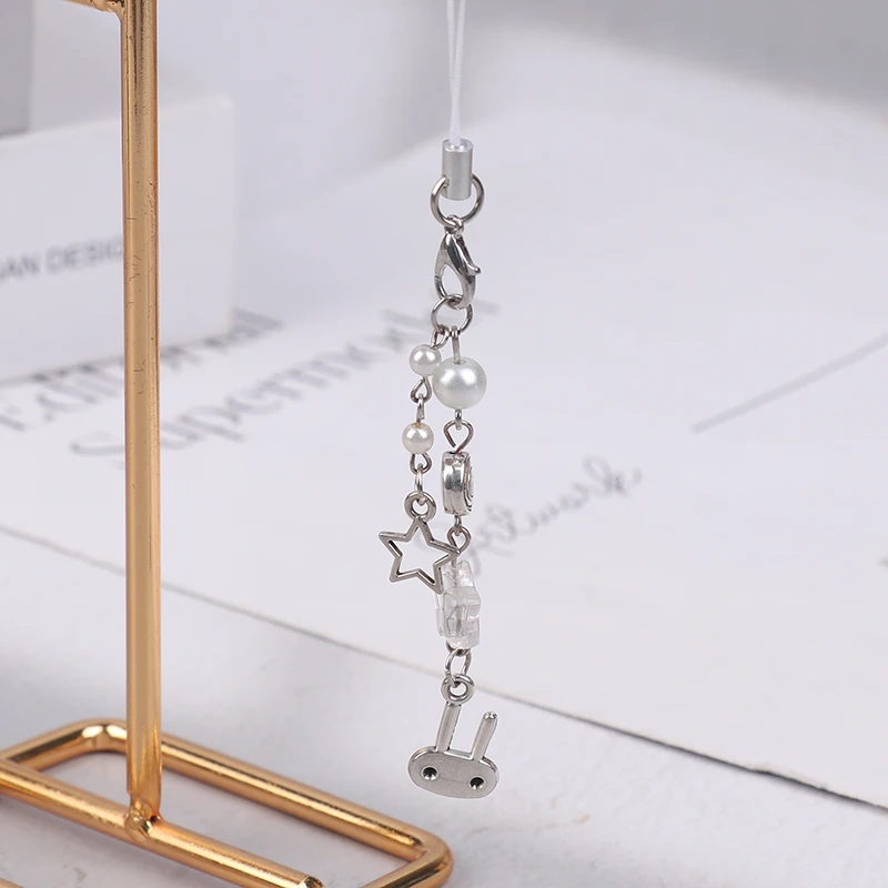 LYKYOU ヘアバンド＋PHONE CHARM Kawaii Gothic Y2K Phone pandora charm with Bow, Heart, and