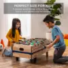 4-in-1 Multi Game Table, Childrens Combination Arcade Set for Home, Play Room, Rec Room w/Pool Billiards, Air Hockey, Foosball 2