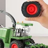 New Product 1:24 Fun Multifunctional Harvester Harvester Farmer Car Music Simulation RC Car Remote Control Children's Toys gift 5