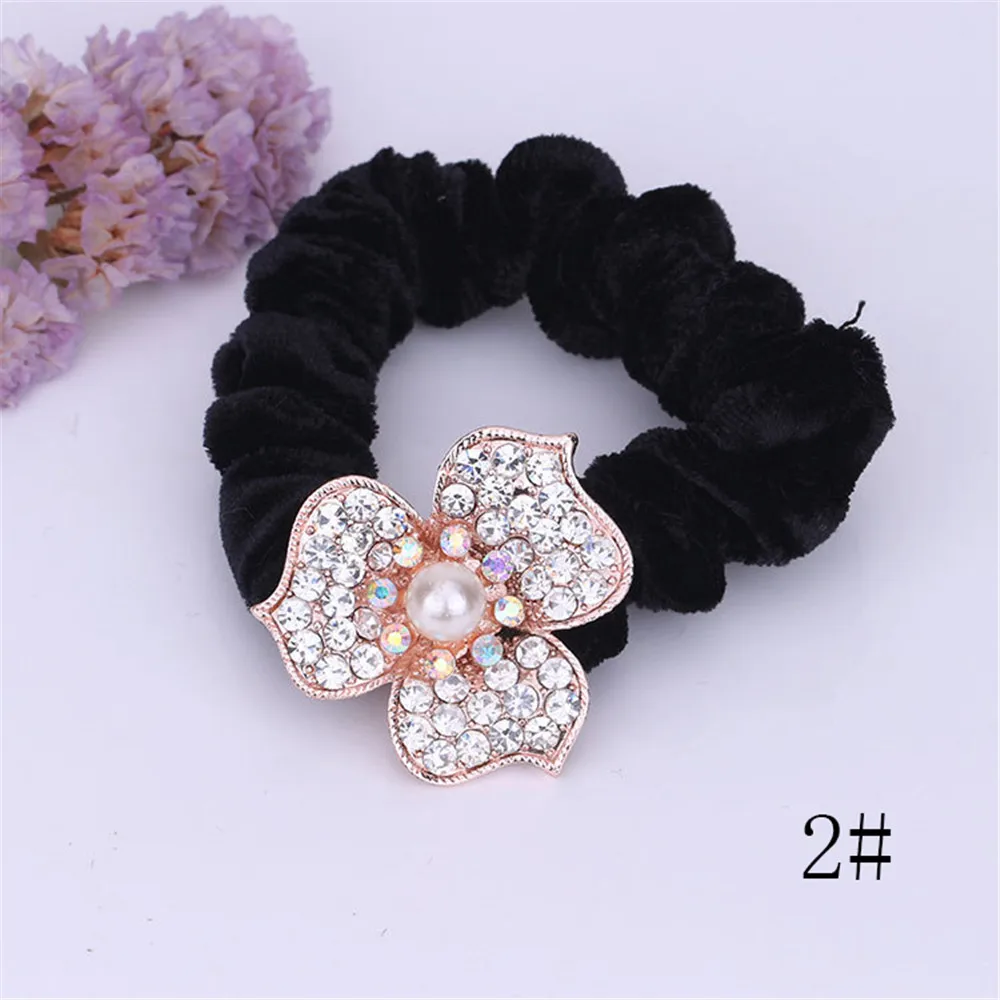 2022 New Fashio Woman Elegant Hair Ties Girls Scrunchies Rubber Bands  Ponytail Holders Hair Accessories Elastic Hair Band|Braiders| - AliExpress