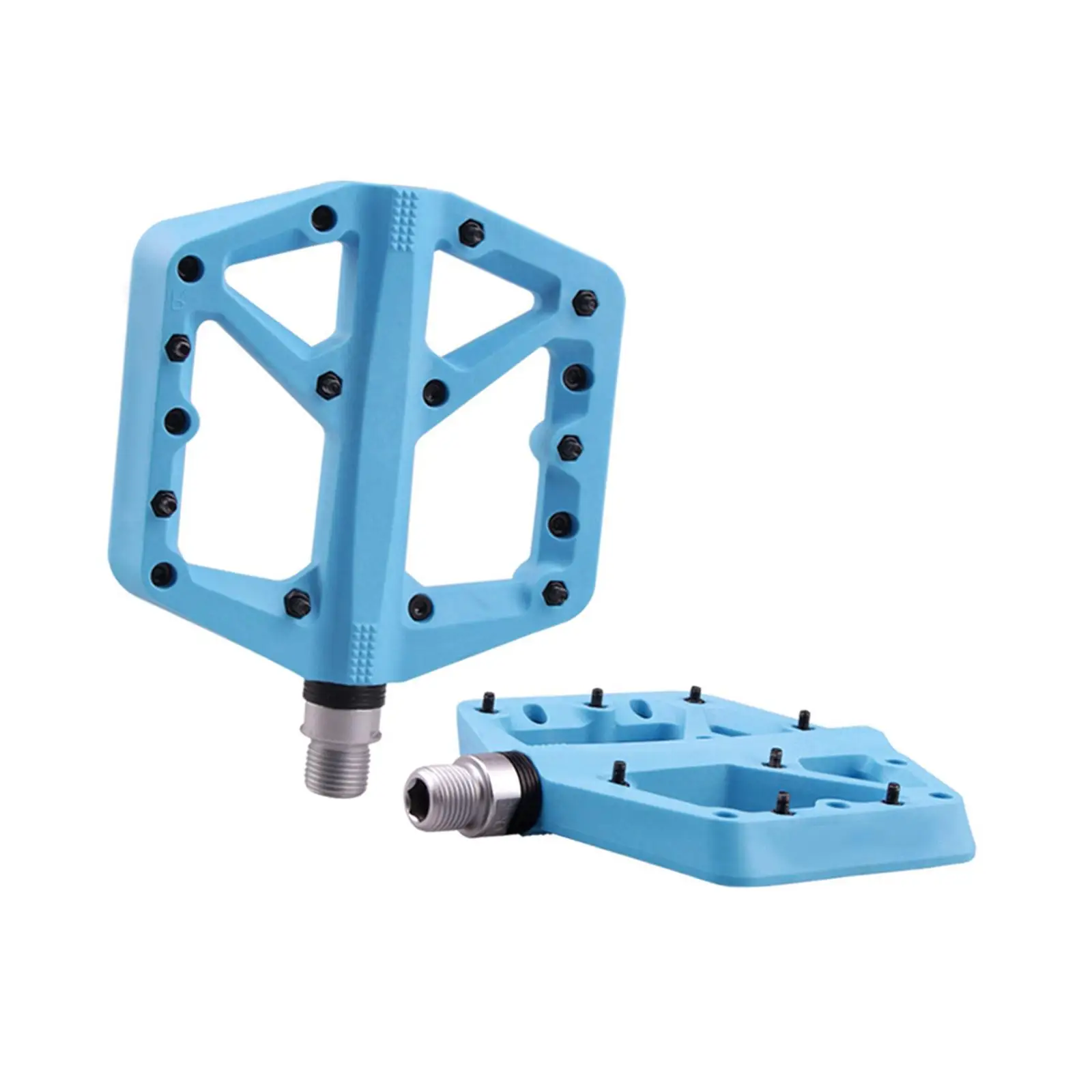Accesorios para pedales de bicicleta, buen agarre, diseño suave y antideslizante, pedales de ciclismo, pedales planos para bicicletas de montaña, bicicletas de fitness