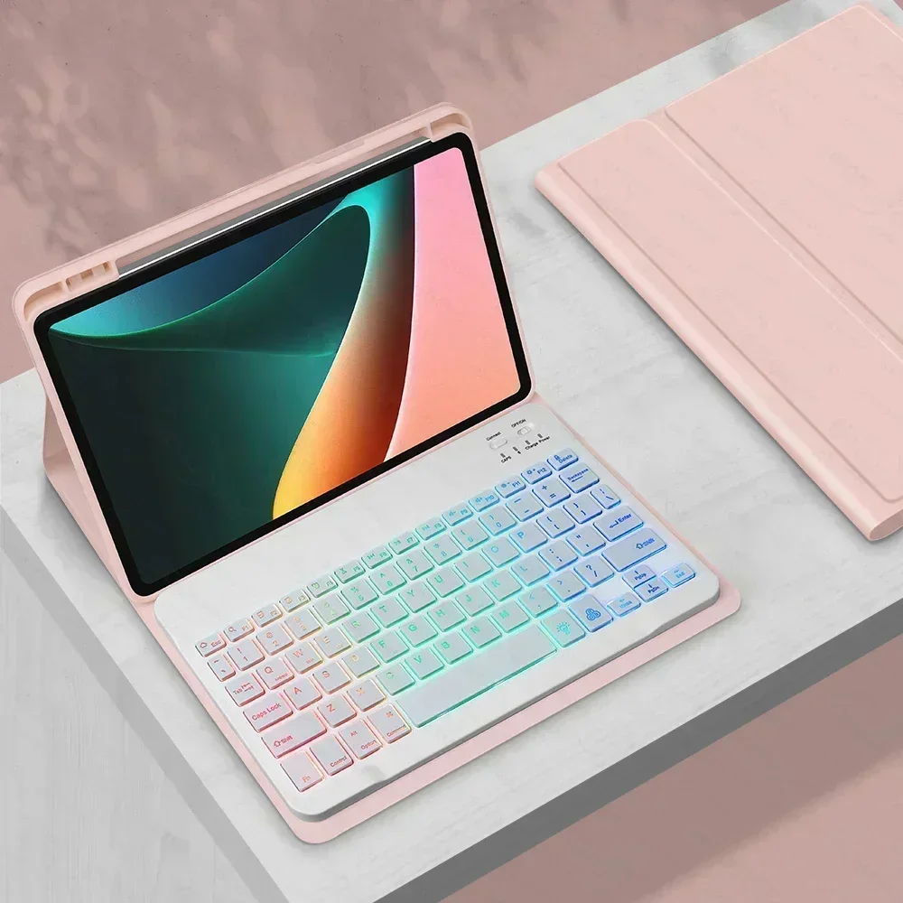 Backlit Bluetooth Keyboard Case with Cover