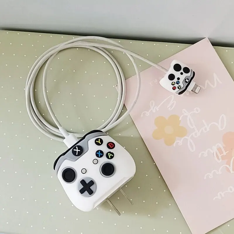 Cartoon Cable Protector For iPhone 11 12 iPad 18W 20W Data Line Silicone Fast Charger Cable Protection Organizer — view 6