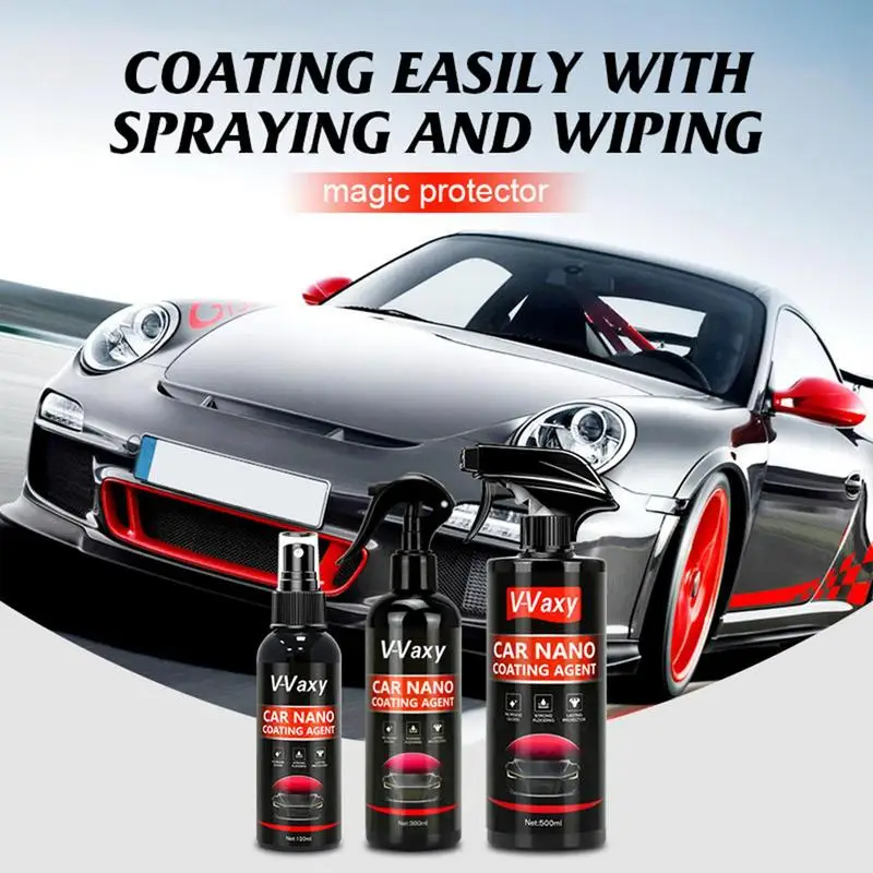 

Car Ceramic Nano Coating Interior Cleaning Liquid Hydrophobic Layer Polishing Waxes Sealants Coatings Polish Spray Quick Detail
