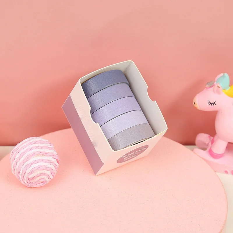 Colorful Washi Tape Set for Crafts and Stationery