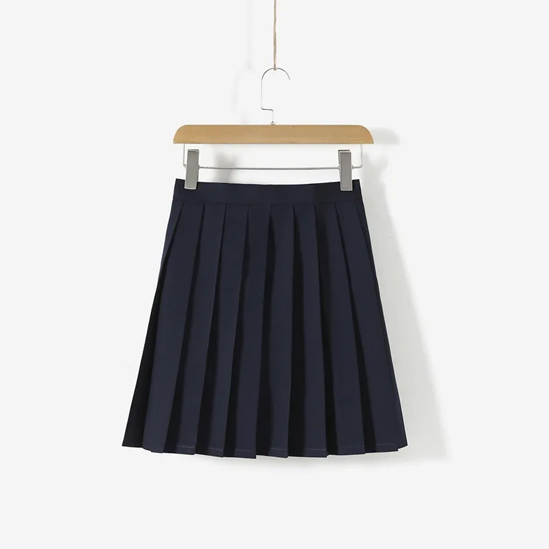 Japanese School Uniform Blue Collar White Three Book Sailor Suit JK Uniform Long Sleeve Spring and Autumn Style Pleated Skirt Suit