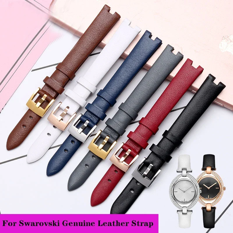 swarovski スワロフスキー レディース ウォッチ 5376812 For Swarovski Strap 5376839 5376812 5376830 5376842 Calfskin