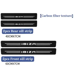 Enhance your vehicle's style and protection with our Premium Car Door Sill Protector and Rear Bumper Guard Set. (4pcs ibiza)