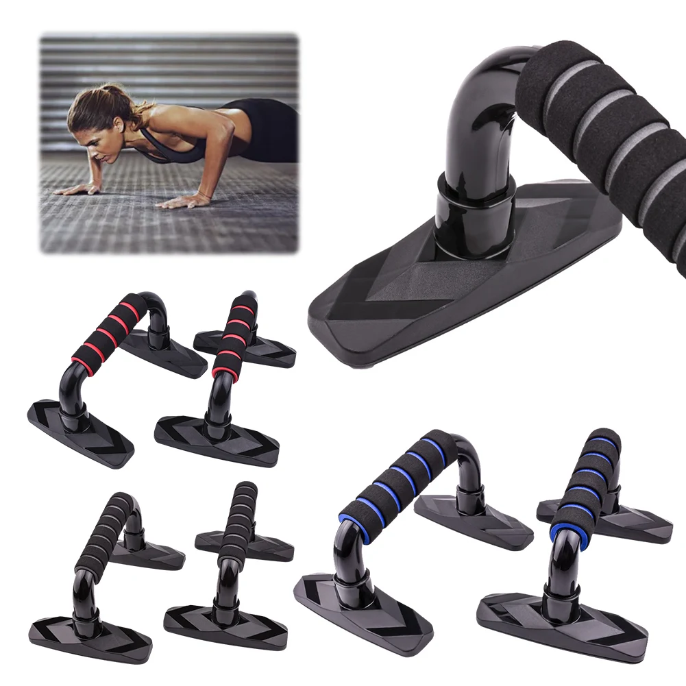 Push Up Bar Push-up Bracket Anti Slip Push Up Grip Handle Chest Fitness Equipment 2Pcs for Floor Workouts