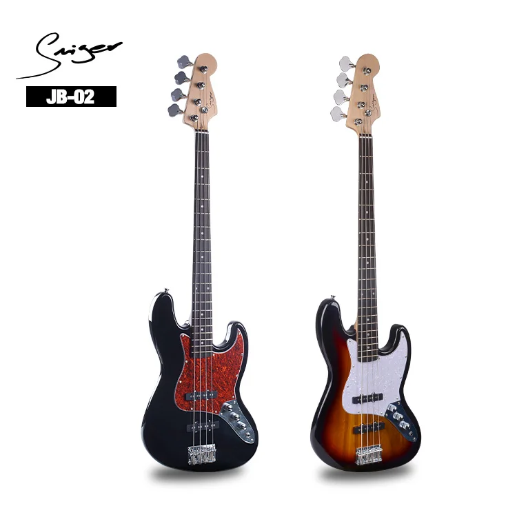 

JB-02 China factory price 4 string electric bass guitar for J style guitar bass