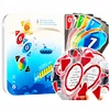 Family Fun Entertainment board game card Anti-cheating Uno brand PVC crystal plastic version including punishment party card 1