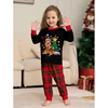 2025 Christmas Pajamas Family Outfit Matching Adult Kids News Xmas Pyjamas Clothes Set Baby Rompers Casual Sleepwear Family Look 5