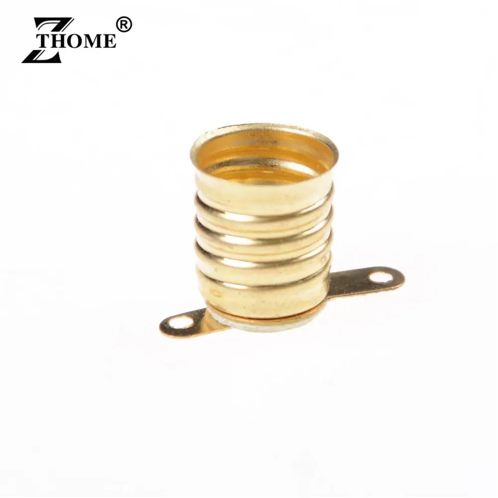 5/10pcs set E10 Straight Copper Light Bulb Screw Base PCB Socket Lamp Holder lamp holder,lamp bulb holder,lamp base