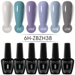 NAILCO 6 - Piece All - Season Ultra Pigmented Gel Nail Polish Set (6H - ZBZH38)