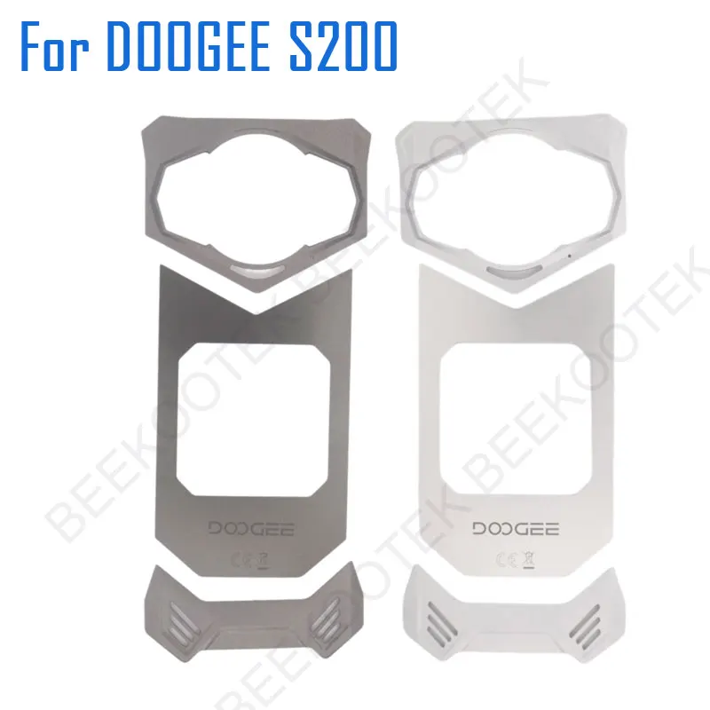오리지널 DOOGEE S200 배터리 커버, 후면 케이스, 하단 쉘, 상단 하단 장식 부품, DOOGEE S200 스마트폰용 액세서리