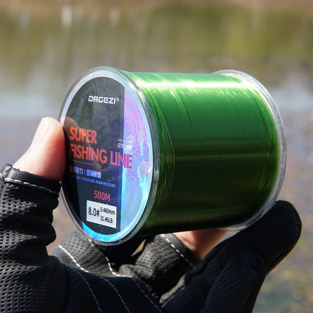 Fluorocarbon Coated Monofilament Fishing Line - 500m/546.8yds Monofilament  Strong - Aliexpress