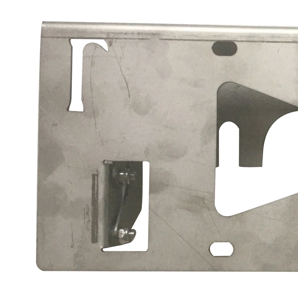 랜츠운 JL1184-2 프론트 바 번호판 상향 이동 브래킷 1개, 지프 랭글러 JK/JL용, 스테인리스 스틸
