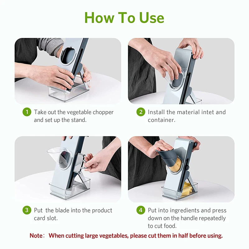 Semi-Automatic Safe Mandoline Slicer