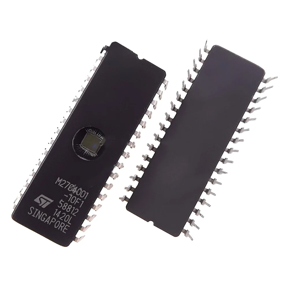 

2 шт. M27C4001-10F1 27C4001 ST IC EPROM UV 4MBIT 100NS 32cdip W