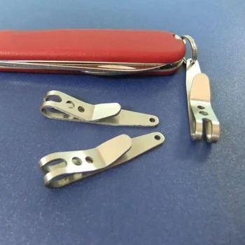 1-5PC Multitool Pocket StainlessClasp Pocket Clip Buckle Waist Belt Hanging Clip Carabiner Molle Key Ring Belt Clip Camping Tool