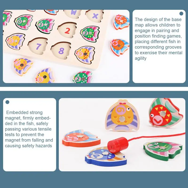 Рисунок 4 - Деревянные рыболовные игрушки Монтессори