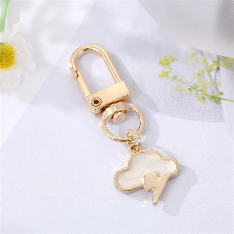 Astronaut Animal Hand Keychain Key Ring For Women Men Couple Gift Star  Heart Lightning Leopard Bag