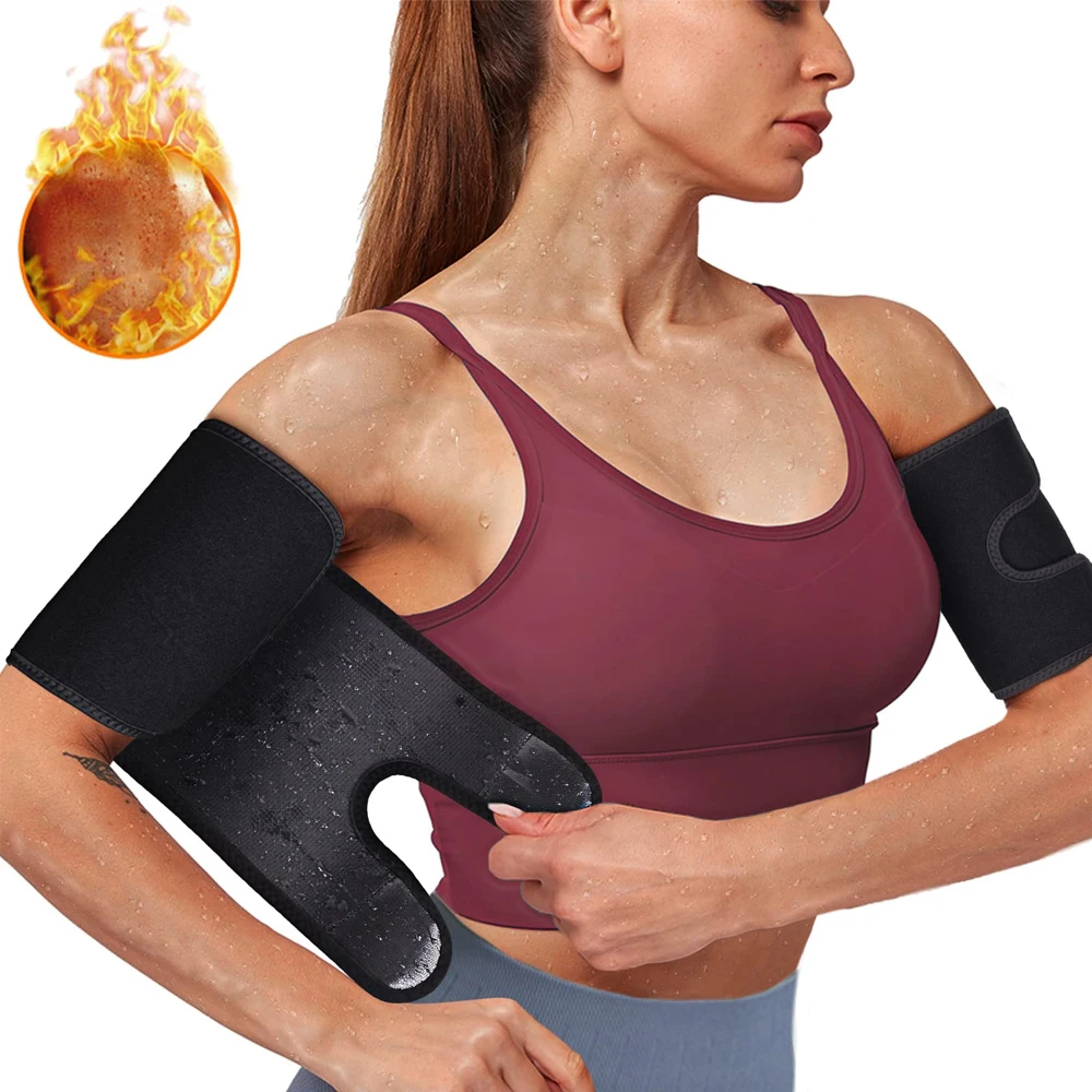 Faixa Térmica para Braços Ajustável Feminina para Exercícios - Acelera a Transpiração