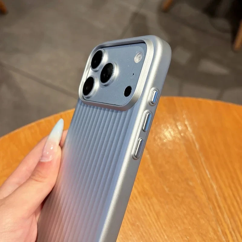 Matte Luggage Stripe Luxury Phone Case