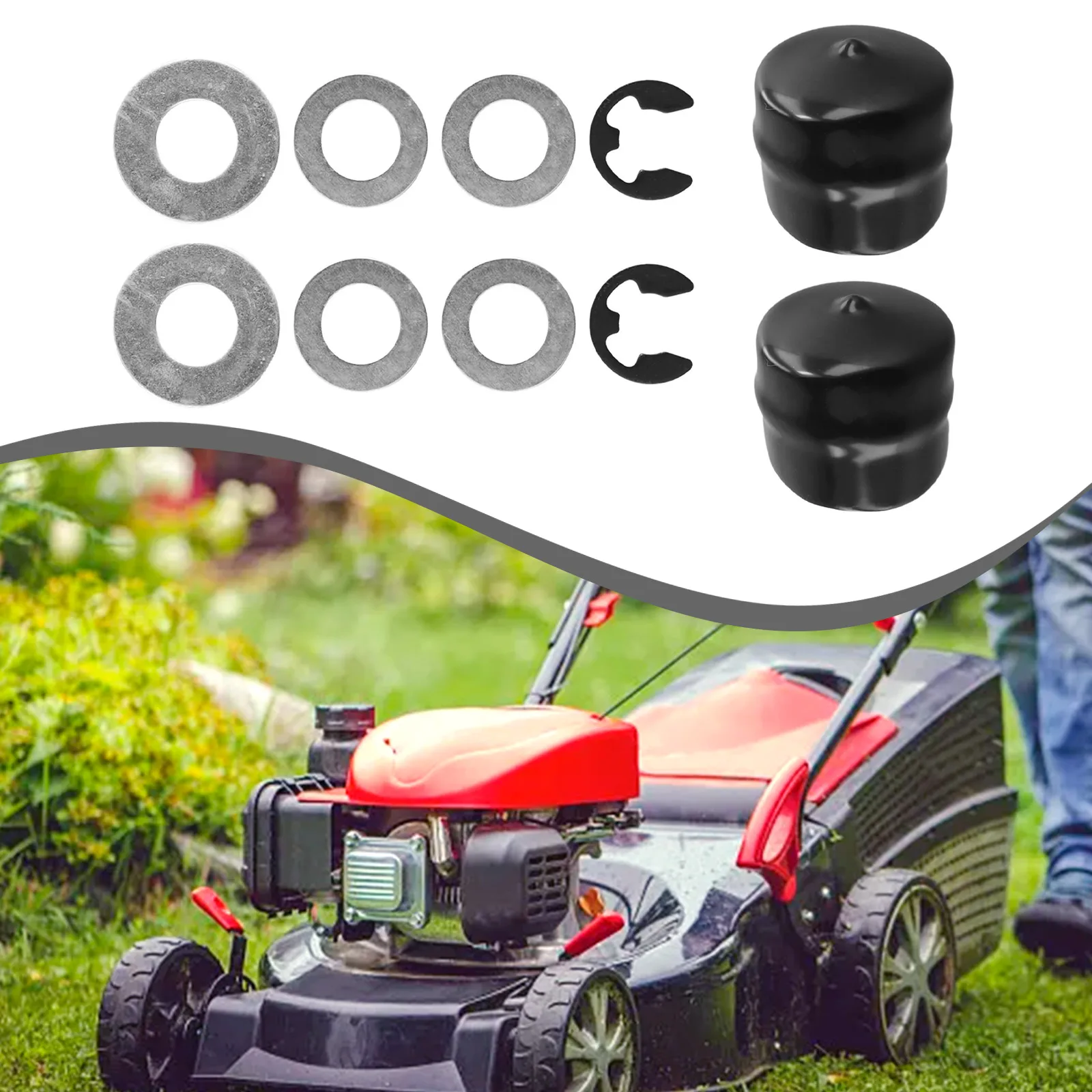 

9040H Front Wheel Bushing Hardware Kit For Craftsman 532188967 Garden Power Tool Accessories Lawn Mower Parts