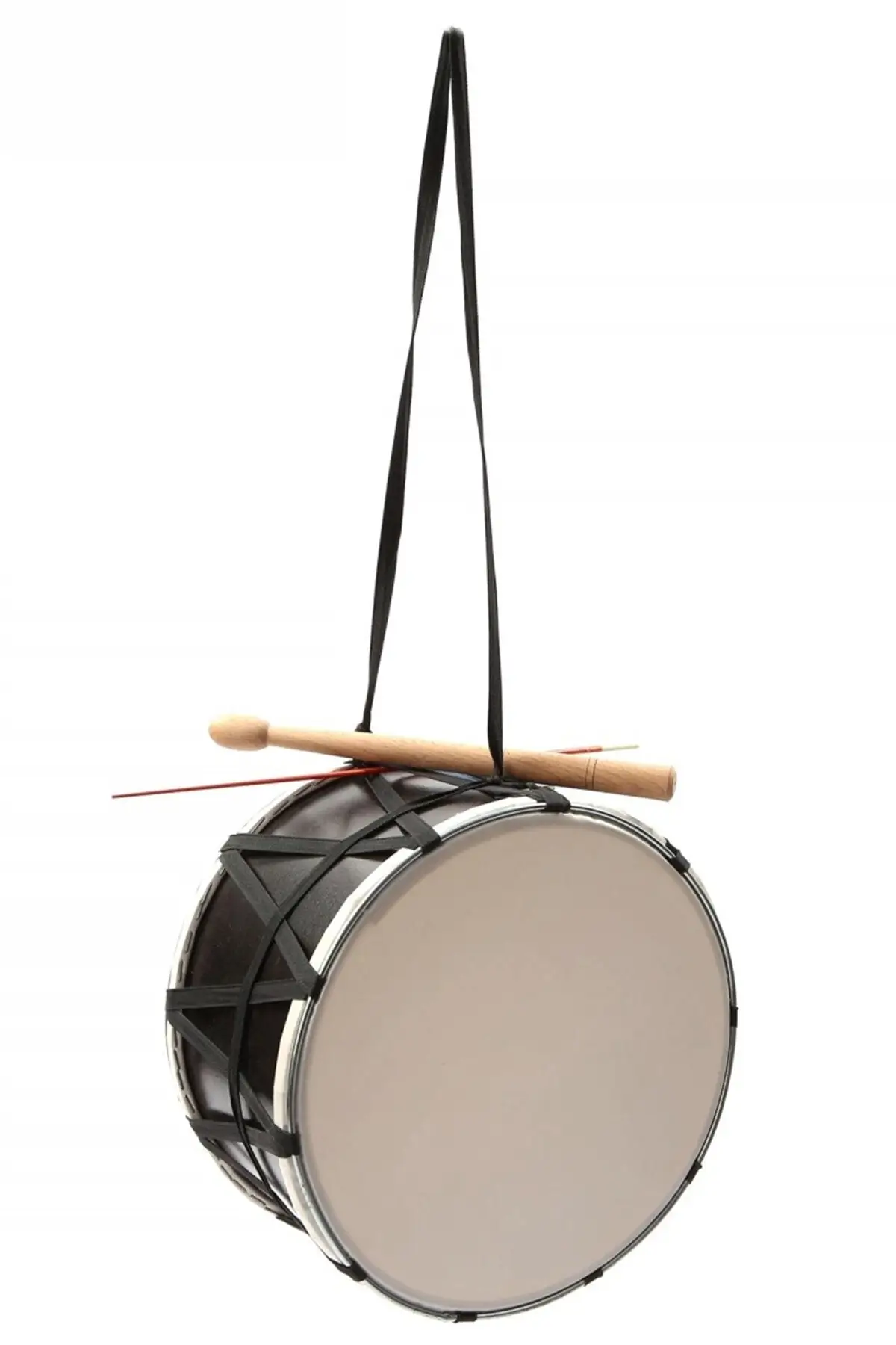 Children's Drum Made of Real Material - Mallet and Stick Included 30 Cm High Sound Quality Toy For Kids