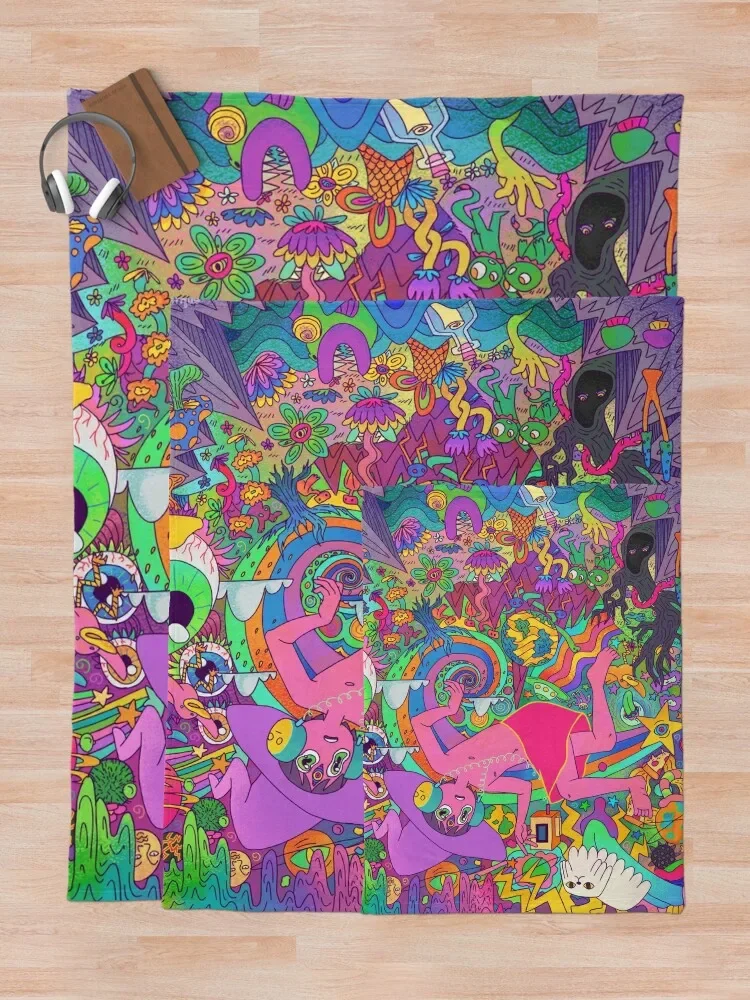 Midnight Gospel Trippy Throw ���, ���Ÿ� �����̳� ��� ����, ������ ����, ���� ��Ʈ, ���� ���