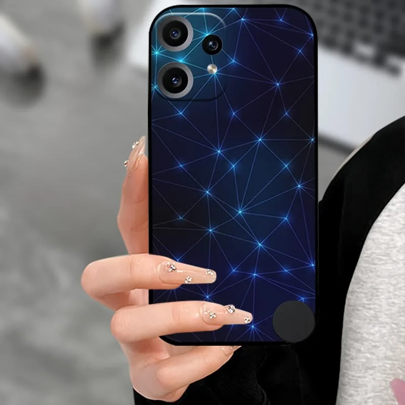 Premium Soft TPU Silicone Back Cover with Camera Protector - Black Bumper Case