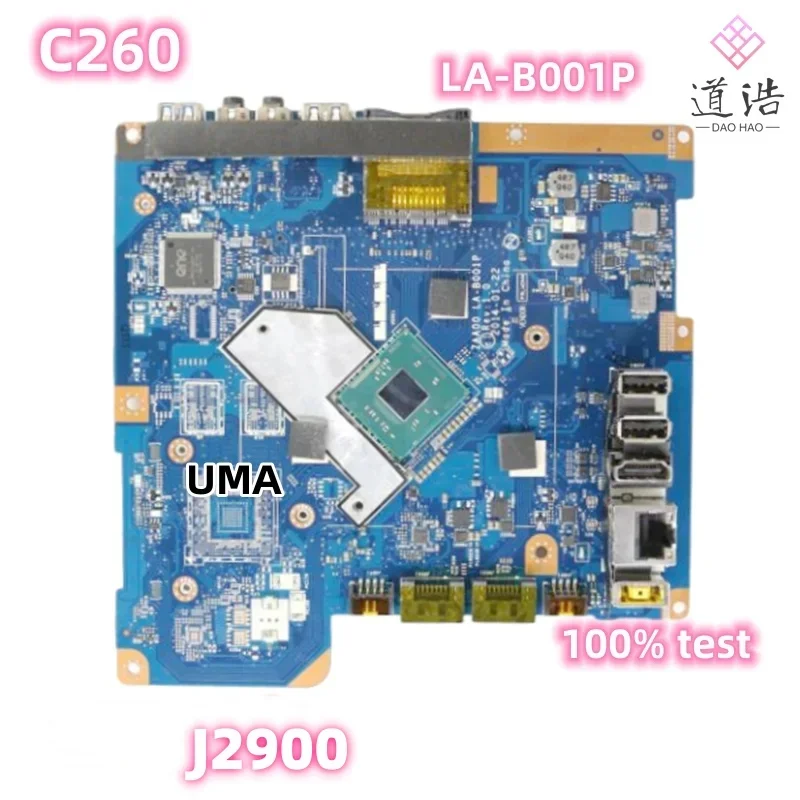 LA-B001P For Lenovo C260 AIO Motherboard ZAA00 90007027 J2900 CPU DDR3 Mainboard 3 LA-B001P For Lenovo C260 AIO Motherboard ZAA00 90007027 J2900 CPU DDR3 Mainboard