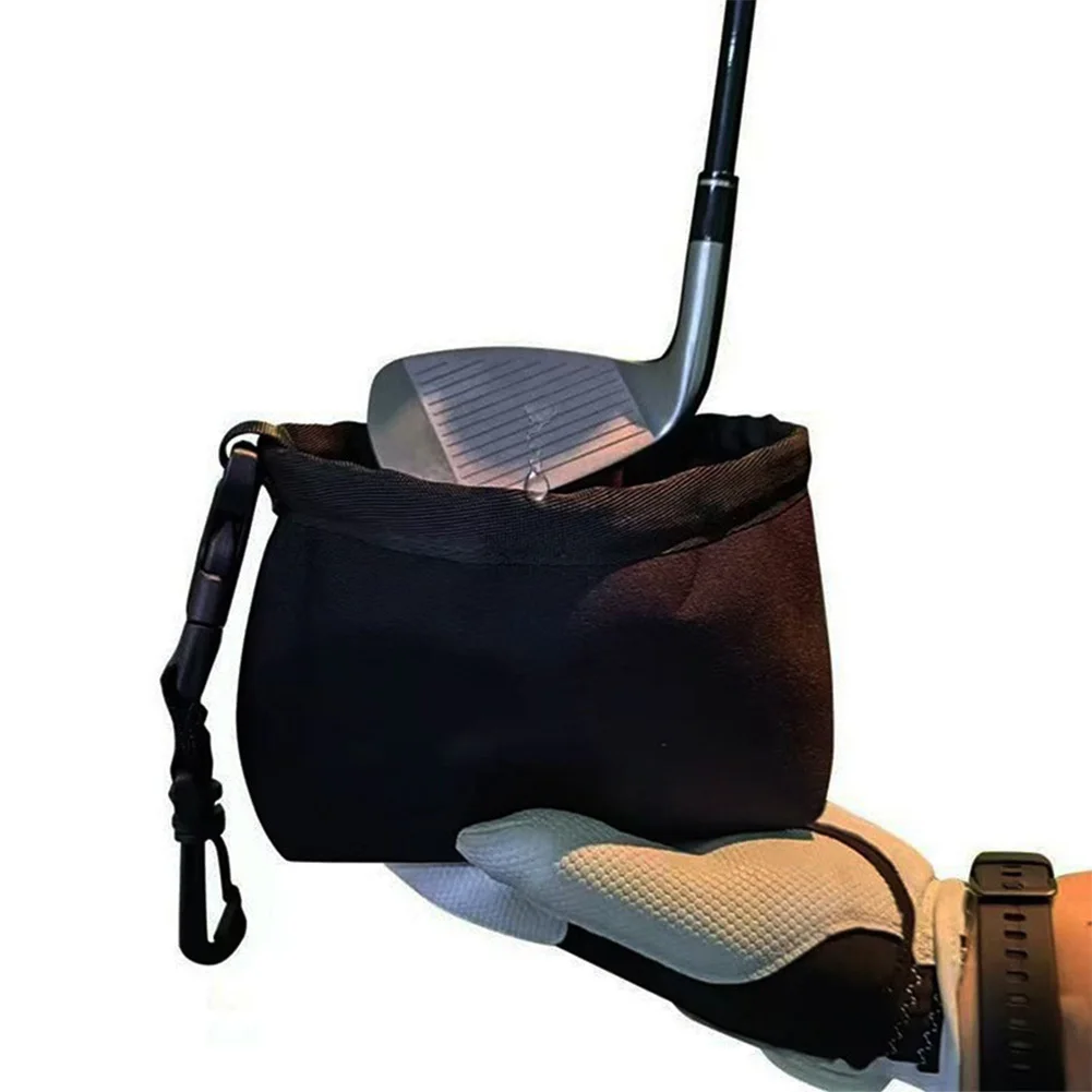 Portable Golf Club and Golf Ball Cleaning Bag Waterproof Liner Golf Accessory Cleaning Bag Golf Club Cleaner & Ball Cleaning Bag