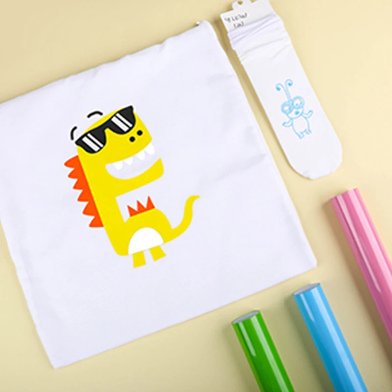 Premium Heat Transfer Vinyl Roll - 12in x 10ft - Ideal for T-Shirts, Fabric, Pillows, and Crafting