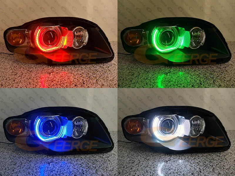 For Audi A4 S4 RS4 B7 Multi Color DTM M4 Style RGB Led Angel